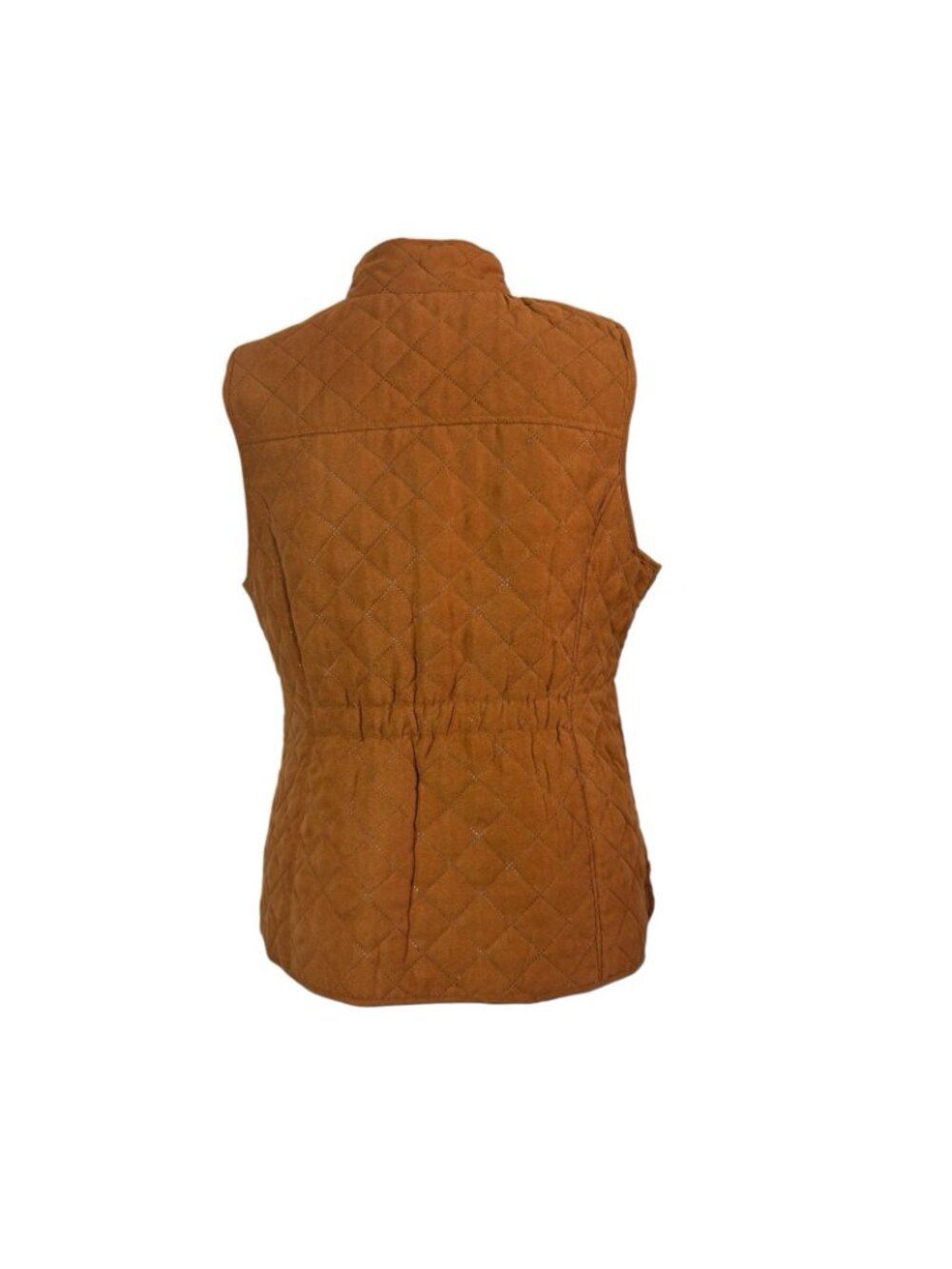 Ruby Rd Quilted Faux Suede Vest - Picture 4 of 7